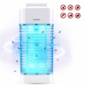 Lampe Anti-Moustique, FOCHEA Piège à Insectes Volants Électrique 11W, Destructeur de Moustiques, Fini les Insectes Volants, Alimenté par EU Adapdateur