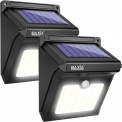 Lampe Solaire Exterieur, BAXiA 28LED Eclairage Solaire Imperméable avec Détecteur de Mouvement Lampe de Sécurité Projecteur Solaire pour Jardin, Escalier, Patio, Terrasse- 400LM, 2 Pièces