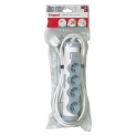 Legrand LEG50076 Rallonge avec bloc prises 4 x 2P + T avec interrupteur cordon 3 m