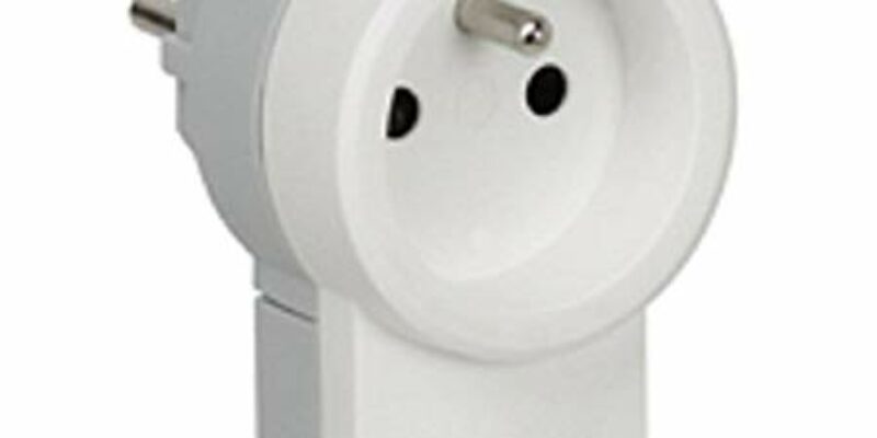 Legrand LEG50461: fiche double fonction 250 V~ 16 A avec 2p+t. 16 Ampères. Coloris Blanc