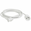 Legrand LEG5160 – Rallonge électrique avec terre 3m avec éclips de protection 16 A – Blanc – 051600