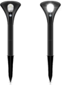 Leolee Lampe Solaire Extérieure Ultra Puissante,Jardin LED Éclairage Etanche IP65 Lumière Sécurité Détecteur de Mouvement Spot Solaire Réglable pour Patio, Jardin,Pathway, Allée, Maison(2 PACK)