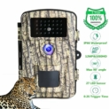 LongOu Caméra de Chasse 1080P 12MP Camera de Chasse IP66 IR Camera Chasse Vision Nocturne de Surveillance Étanche et Camera Infrarouge