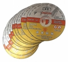 Lot de 10 disques de découpe Metflex pour acier – 125 x 1,0 mm – T41 – Platine