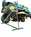 Lève tracteur Tondeuse | Lève tondeuse télescopique – Gain de place 30% | Supporte 400 kg max | NOUVEAU