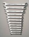 Lot de 12 clés polygonales à fourche, 6-22 mm. Importation allemande. Mannesmann M 130-12