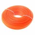 Manyo Fil de Coupe 60M- Diamètre 3 mm, Tête Coup-bordure en Nylon Fil pour Débroussailleuse à Essence Tondeuse à Gazon, Outil de Jardin Agriculture Abordable Pièces Accessoires- Couleur Aléatoire