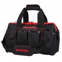 Meterk Sac Outils, Boîte d’Outils 40cm avec 17 Multi-poches, Bandouliere Reglable, Pognées en Caoutchouc Sac de Rangement d’outils Robuste à Grande Ouverture et Base en Caoutchouc Résistant à l’usure
