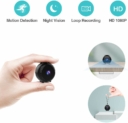 Mini Cémera Espion KEAN Full HD 1080P Portable Micro Camera de Surveillance Nanny Cachée Spy Cam avec Vision Nocturne et Détection de Mouvement de Sécurité Intérieure / Extérieure