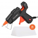 Mini Pistolet à colle chaude TACKLIFE 20 W. Livré avec 50 batons de colle. Pistolet colle, chauffage rapide. Utilisation sur petits projets de bricolage et réparations rapides dans la maison ou au bureau