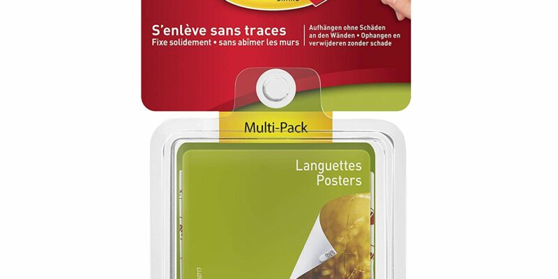 Pack de languettes adhésives pour posters.
