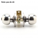MultiWare Poignée De Porte Avec Serrure Bouton Porte Inox Intimité