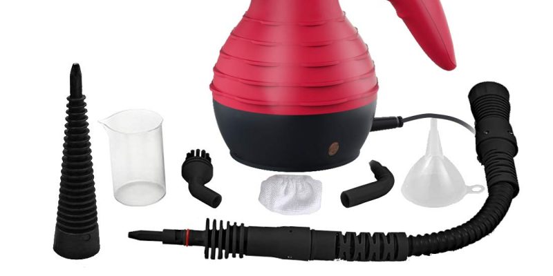 Nettoyant vapeur à utilisations diverses avec 9 accessoires