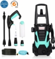 Nettoyeur Haute Pression, 135Bar 1800W 330L/H Nettoyeur électrique léger avec accessoires pour Voiture, Jardin,Terrasse, Cour