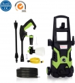 Nettoyeur Haute Pression,135Bar 1700W 330L/H Nettoyeur électrique léger avec accessoires pour Voiture, Jardin,Terrasse, Cour(1700W)