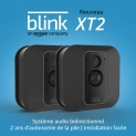 Nouvelle Blink XT2 | Caméra de sécurité connectée, Intérieur/extérieur, avec stockage dans le Cloud, système audio bidirectionnel, 2 ans d’autonomie de la batterie | Kit 2 caméras