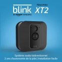 Nouvelle Blink XT2 | Caméra de sécurité connectée, Intérieur/extérieur, avec stockage dans le Cloud, système audio bidirectionnel, 2 ans d’autonomie de la batterie | Kit 1 caméra