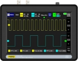 Oscilloscope numérique, oscilloscope à écran tactile 7″2 canaux 100 MHz bande passante 1GSa / s Taux d’échantillonnage Batterie au lithium intégrée