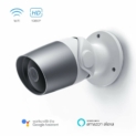 Caméra de surveillance Wifi extérieure Panamalar. 1080P sans fil, étanche avec Alexa/2 voies audio/vision nocturne. Détection de mouvement, caméra IP contrôlé par application Smartphone.