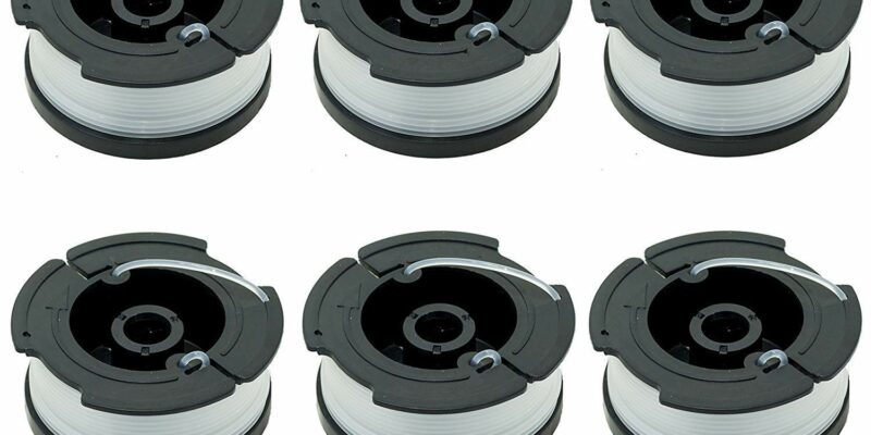 Lot de 6 Bobines pour coupe bordures Black Decker A6481 A6485