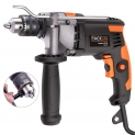 Perceuse à percussion Tacklife 850W 3000 RPM, perforateur. Taille de mandrin 0-13mm, marteau et perceuse 2- en -1, coquille de machine en aluminium, poignée rotative à 360°, jauge de profondeur | PID03A