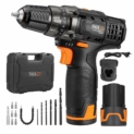 Perceuse Visseuse Sans Fil TACKLIFE PCD03B. 2 Batteries Li-ion 12V 2000mAh