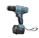 Perceuse Visseuse TEENO Perceuse Visseuse Sans Fil 18V 1 Battery Lithium Bleu(Seulement la perceuse)