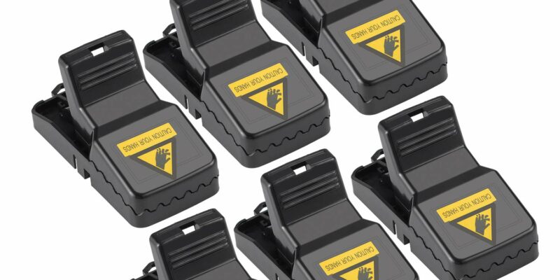Lot de 6 piège à souris,tapette à rat, réutilisables