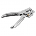 Pince Perforatrice Pince de Forage Multifonctionnel Perforateur à Rivet Creux pour Vêtements Ceinture en Cuir avec 100 Œillets