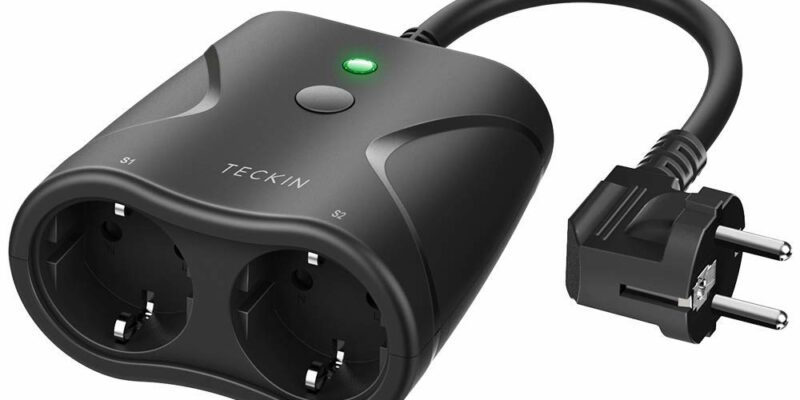 Prise électrique connectée. Etanche, intelligente, idéale pour l’extérieur