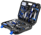 PROSTORM Boite Outils, 210 Pcs Caisse a Outil Complete, Ensemble d’outils à main Mallette, Appliqué à la Maison, à l’Extérieur, à l’Installation et à la Maintenance des Voitures