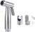Douchette wc – Pulvérisateur de toilette pour bidet/pulvérisateur à main en acier inoxydable avec crochet