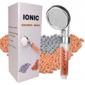 QingTing Douchette Filtration Pommeau de Douche à Main Filtre Ionique 200% Haute Pression 30% Economie d’Eau pour Peaux et Cheveux Sèches 3 Modes Réglables Pulvérisateur Tête Salle de Bain Amovible