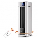 Radiateur vertical 2000W, chauffage électrique avec télécommande