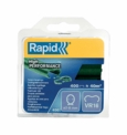 Rapid, 40108797, Agrafes de grillage galvanisées vertes, VR16, 2-8 mm, 400 pièces, Haute qualité