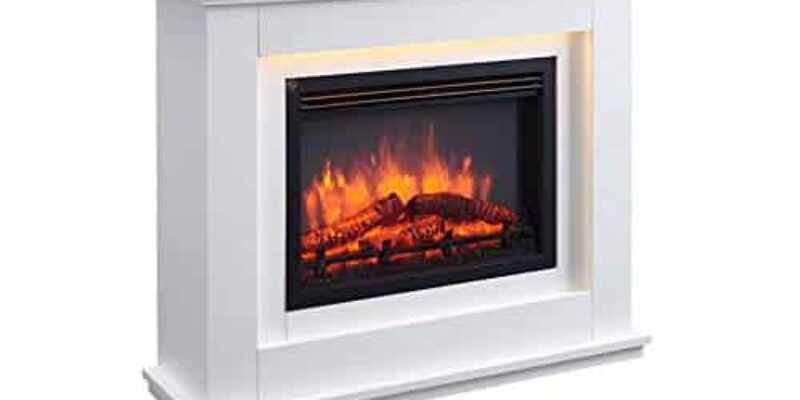 Cheminée Électrique RICHEN – EF119B-MT119A 2000 Watts Flamme 3D Télécommandée