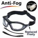 Lunette de protection de travail pour homme SAFEYEAR SG002. Anti-buée, protection ellipse, anti-rayures. Sécurité pour le meulage en usine, le tir, la cuisine, laboratoire, chimie, vélo, vtt, moto, ski..