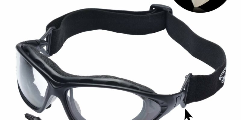 Lunette de protection de travail pour homme SAFEYEAR SG002. Anti-buée, protection ellipse, anti-rayures. Sécurité pour le meulage en usine, le tir, la cuisine, laboratoire, chimie, vélo, vtt, moto, ski..