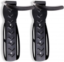 Schramm Lot de 2 porte-vélos muraux, 5 couleurs au choix, supports pour vélos, fixations murales, pour 2 vélos Noir