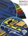 Shadow Foam – Bleu – Organisation de la boîte à outils | Insert en mousse (30 mm)