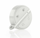 SOMFY – Key Fob | Badge de Désactivation Mains Libres Bluetooth | Compatibilité avec Somfy One et Somfy Home Alarm | Batterie Remplaçable (1 an) | Installation Facile | App pour iOS/Android – Blanc