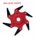SPORTULI® Coupe-Fil 6 Dents Tête de Rechange en Acier Carbone pour Gazon, Jardin, Cour