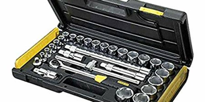 Coffret à cliquet et douilles 1/2″ Stanley 2-85-584, 29 pièces