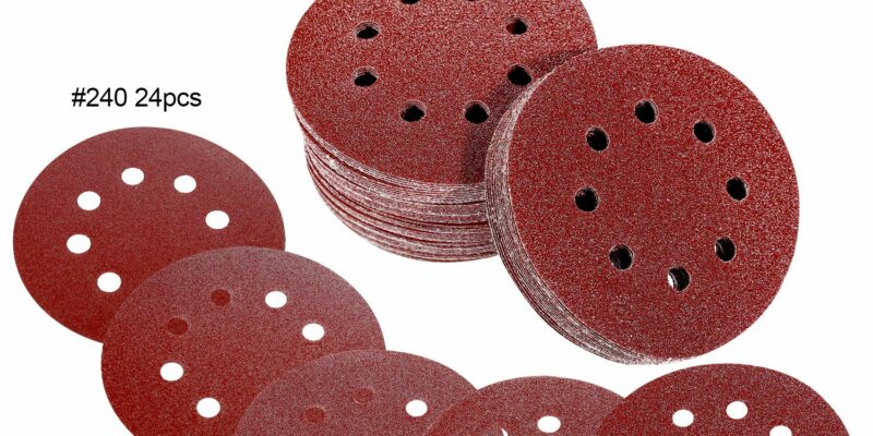 120 disques de ponçage TECCPO pour ponceuse excentrique