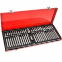 TecTake Coffret de 54 embouts de vissage 12 pans et 6 pans spline courts et longs XZN hex torx