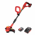TEENO sans fil Coupe-bordures sans fil – 30 cm – 20V – 2 Ah Lithium Coupe Bordures – 1 batterie – Chargeur rapide inclus (recharge 1h) – Manche télescopique – Poignée réglable