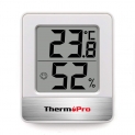ThermoPro TP49 Petit Hygromètre Numérique D’intérieur Thermomètre D’ambiance Moniteur de Température et Humidimètre pour le Confort du Bureau à Domicile Thermo Hygromètre