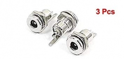 TINGB 3 pcs adaptateurs de Prise d’alimentation CC connecteur Femelle fileté 2.1mmx5.5mm