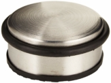 Butoirs de porte en acier inoxydable, 10 cm Diamètre x 4 cm de hauteur. Poids : 1.1 Kg