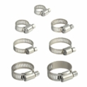 Colliers de serrage réglables 6-38mm, acier inoxydable d’engrènement Tuyau 7 Taille Assorties